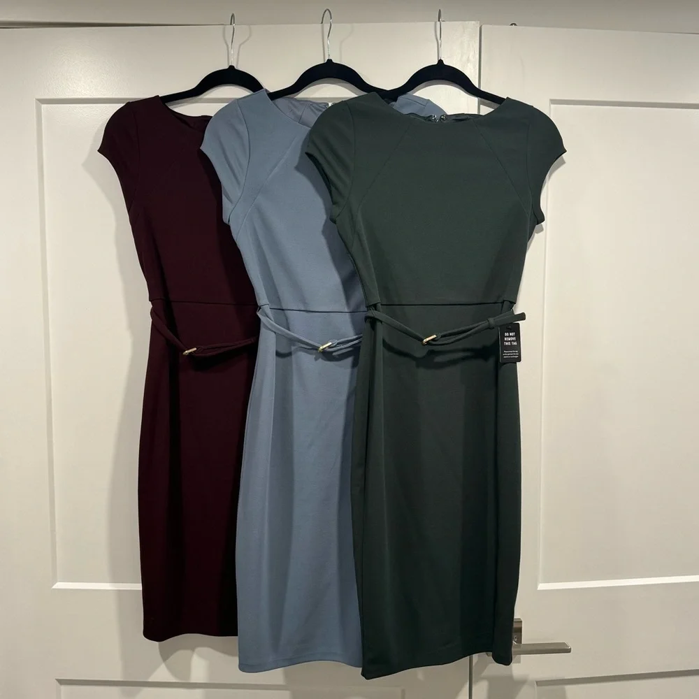 Express bundle 3 midi pencil dress size XSMALL NWT - Picture 1 of 9
